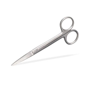 Rocialle AcuteCare Single-Use S/S Straight Dressing Scissors, 12.5cm (5 Pack)