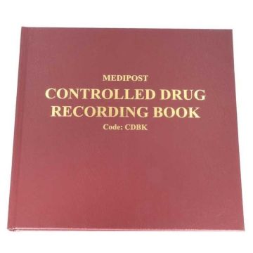 Controlled Drug Recording Book, 199 pages (Single Unit)
