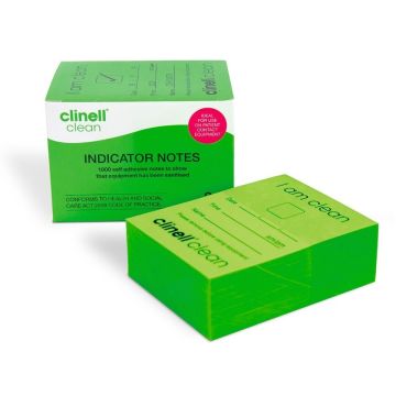 Clinell Paper-Based Indicator Notes (1,000 Pack - 4x250)