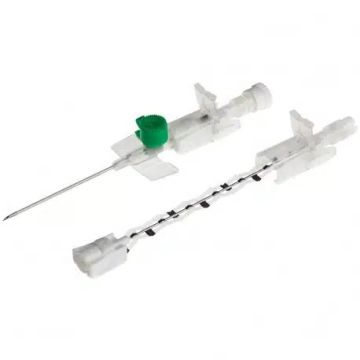 BD Venflon Pro Safety IV Cannula, Green, 18Gx45mm (50 Pack)