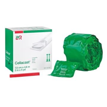 L&R Cellacast Rolled Splint Backslab 15cmx4.6m (Single Unit)