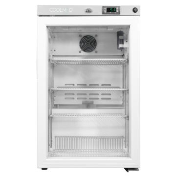 CoolMed Glass Door Fridge 59L Size 445mm W x 725mm H x 485mm D