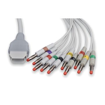 Patient Cable with banana plugs for Cardio 300 (set)