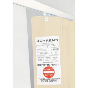 Behrens Disposable FR Curtain Eyelets, Cream, 375cmx200cm (Single Unit)