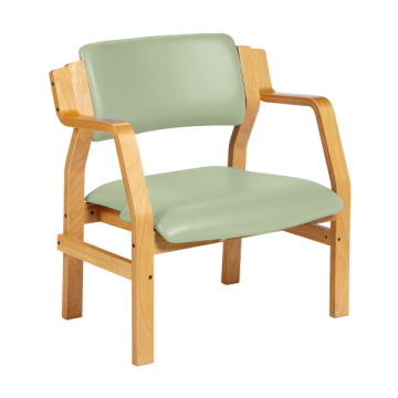 Sunflower Aurora Bariatric 222kg (34st.) Arm Chair - Vinyl Apple Green