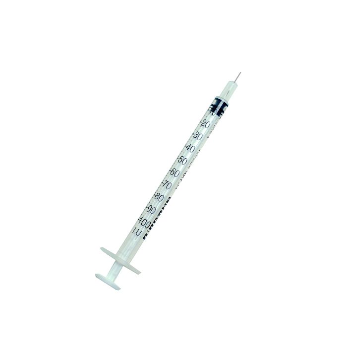 B.Braun Omnifix Luer Connector Insulin Syringe, 1ml/U-100 (100 Pack)