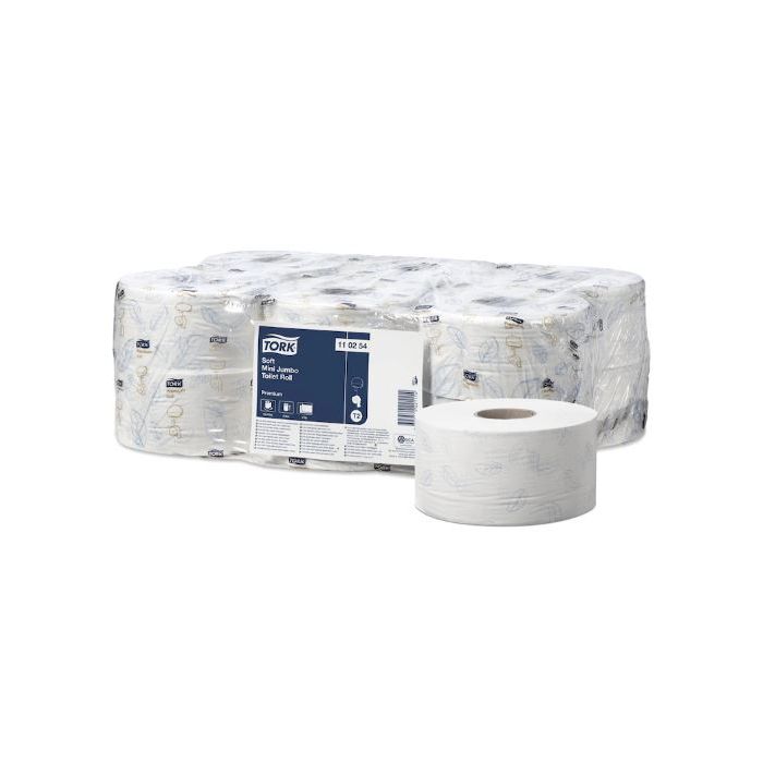 Tork Soft Mini Jumbo Toilet Roll Premium (12 Pack)
