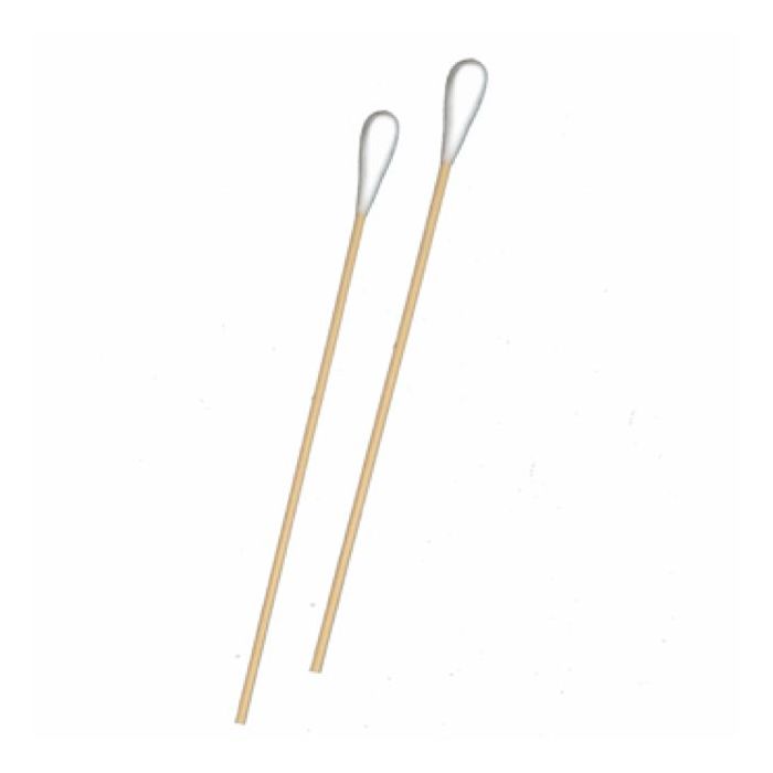 Megro Medi-Wood Non Sterile Cotton Swabs, 10mmx20cm (100 Pack)