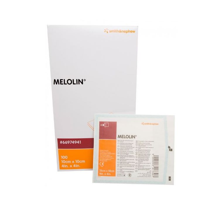 Smith & Nephew Melolin Dressing, Sterile, 10cmx10cm (100 Pack)
