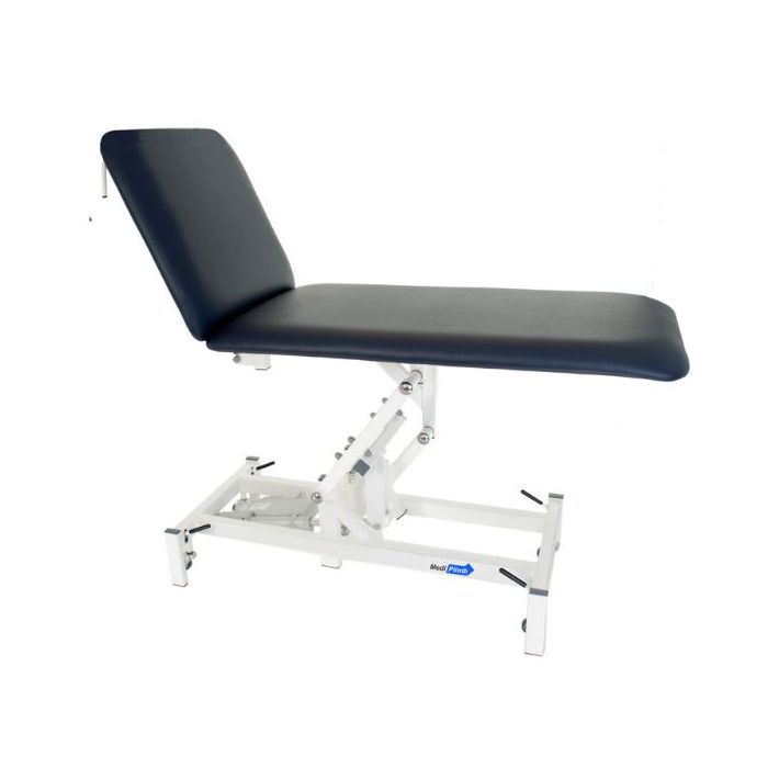 2 Section Electric Mediplinth (Black) with paper roll holder