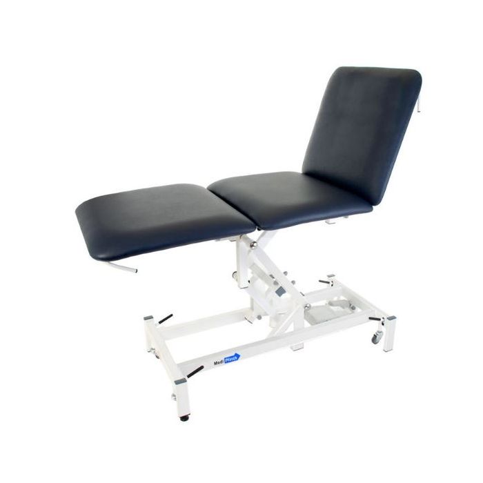 3 Section Electric Mediplinth (Black) with paper roll holder