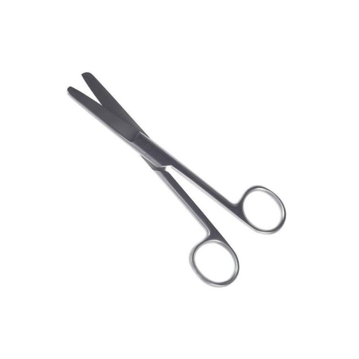 HEBU Medical Straight Surgical Scissors B/B, 15.5cm (Single Unit)