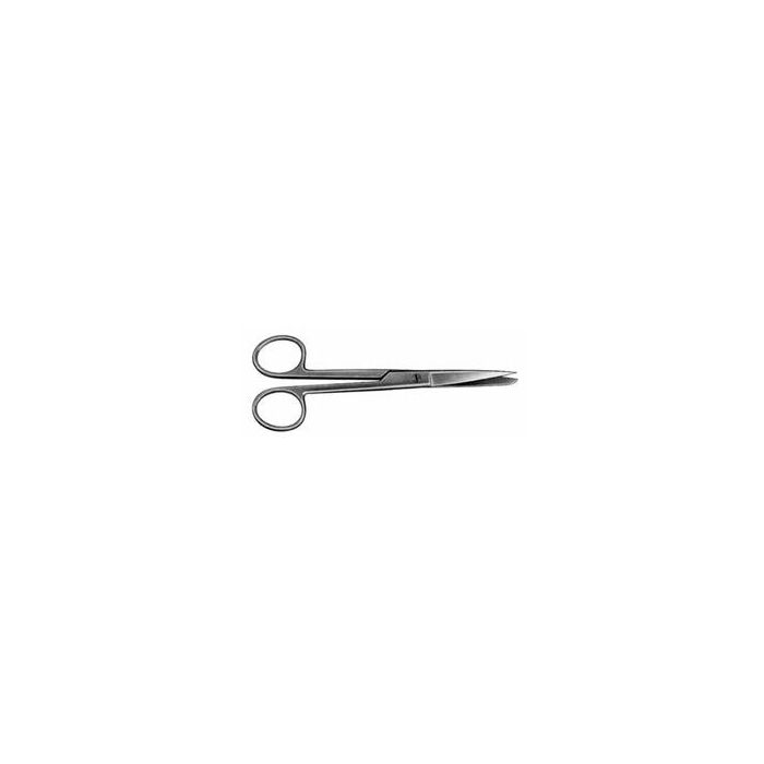 HEBU Medical Straight Surgical Scissors B/S, 15.5cm (Single Unit)