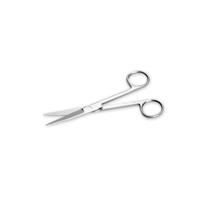HEBU Medical Straight Surgical Scissors S/S, 15.5cm (Single Unit)
