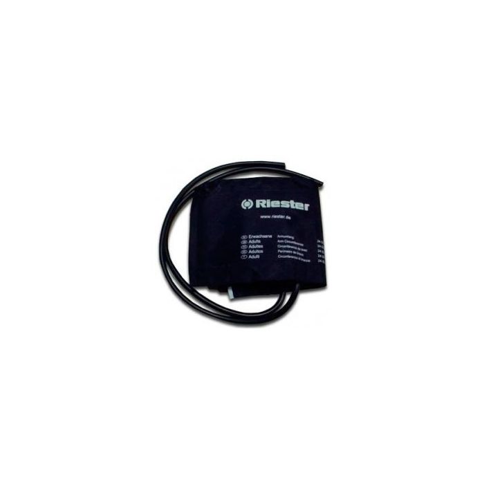 Riester Two Tube Obese Velcro Blood Pressure Cuff, Circumference 34-44cm (Single Unit)