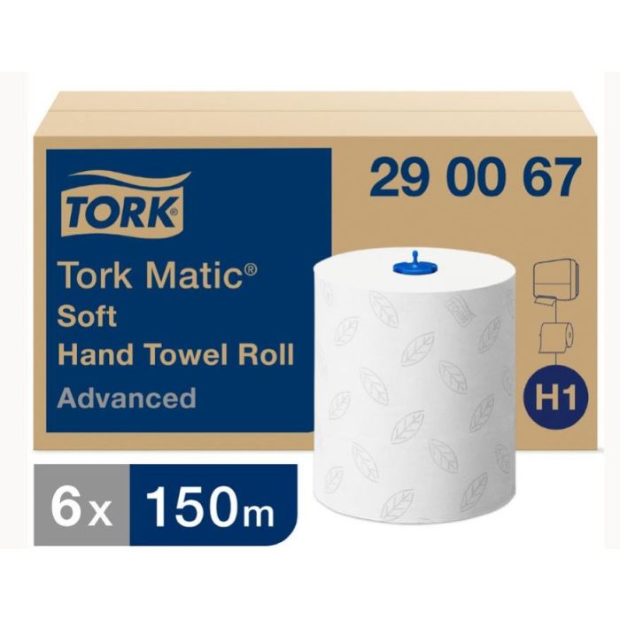 Tork Matic Soft Hand Towel Roll Advanced (6 Pack)