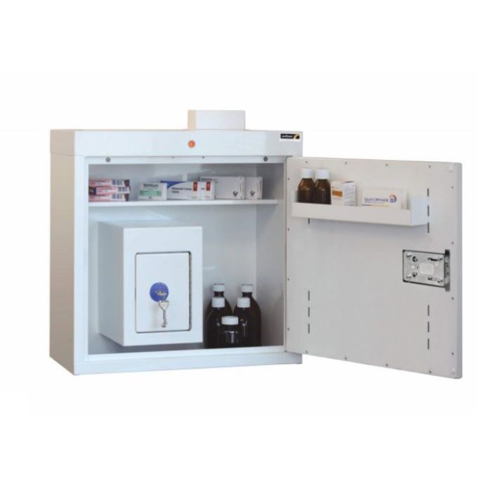 Sunflower Medicine Cabinet with inner Controlled Drug Cab (H)60x(W)60x(D)30cm