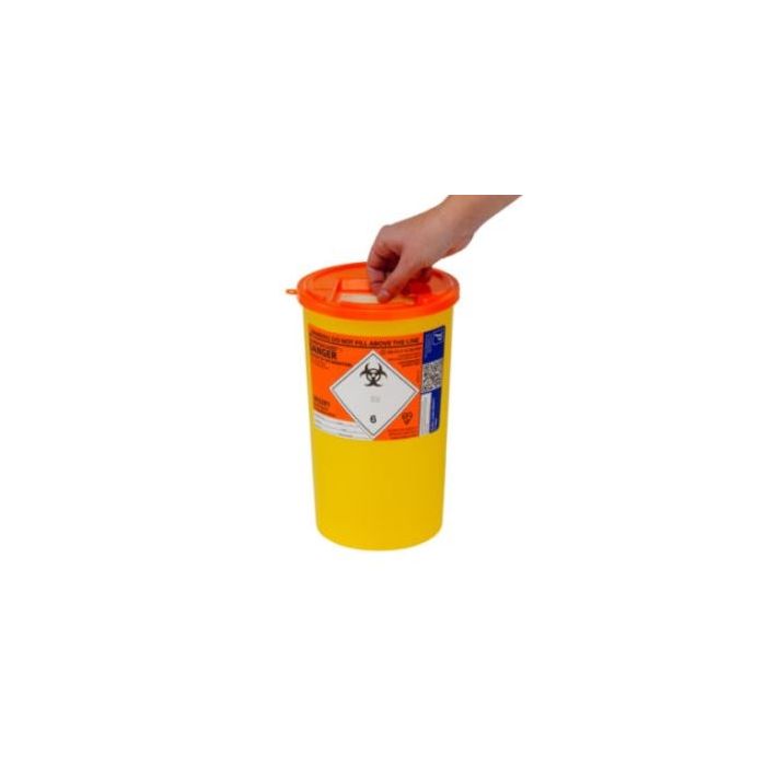 Sharpsguard Sharps Bin Orange, 5L (Single Unit)
