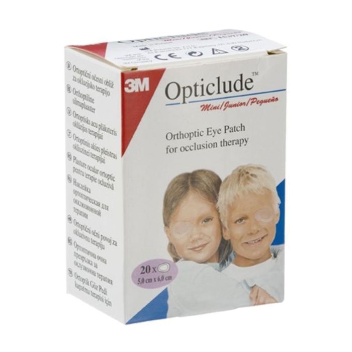 3M Opticlude Orthoptic Eye Patches, Boys & Girls Mini, 5cmx6cm (30 Pack)