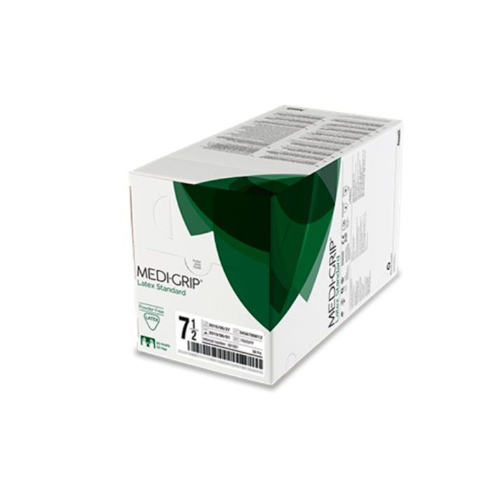 Ansell MEDI-GRIP Sterile Latex Standard Gloves, Size 7.0 (50 Pairs)