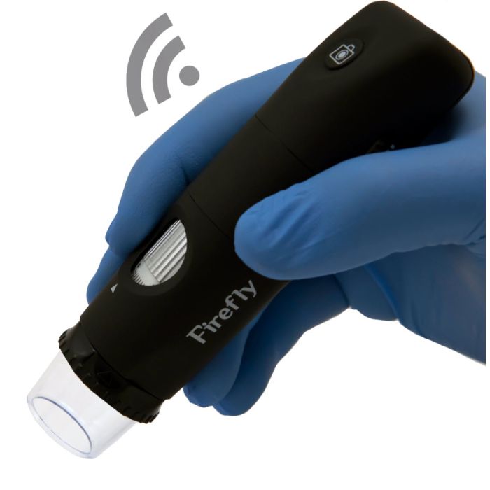 Firefly Wireless Dermatoscope DE350 with receiver dongle