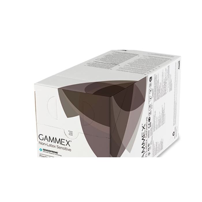 Ansell GAMMEX Sterile Non-Latex Sensitive Gloves, Size 8.0 (50 Pairs)