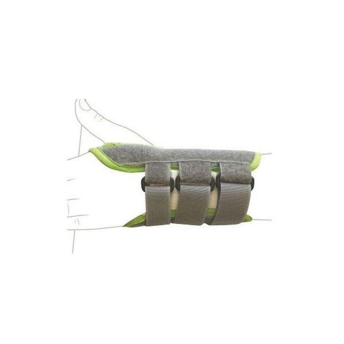 Paediatric Wrist Splint  Grey  LARGE/LEFT