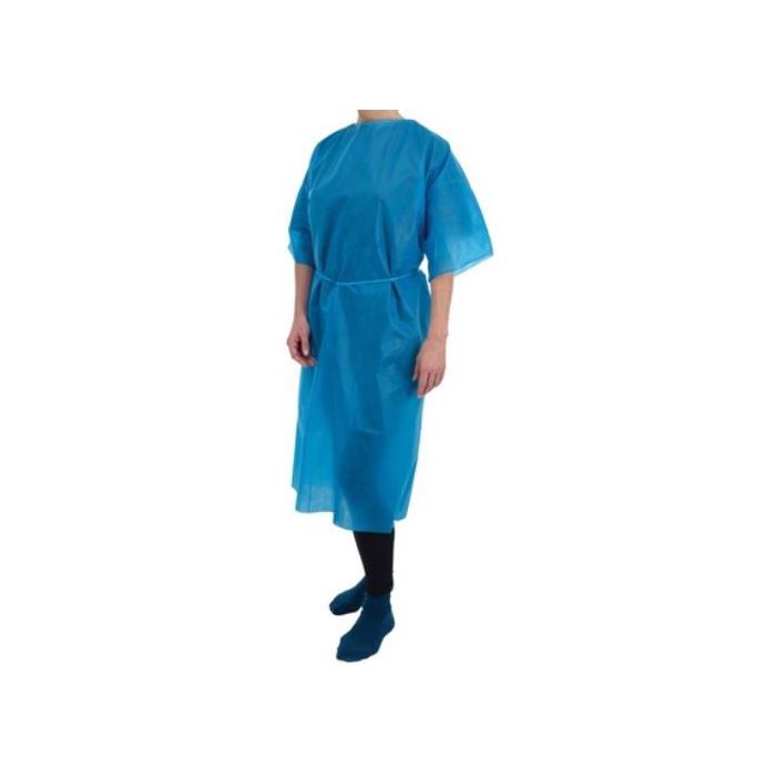 Disposable Non Sterile Short Sleeve Gowns x 50 - Suitable for patient use only