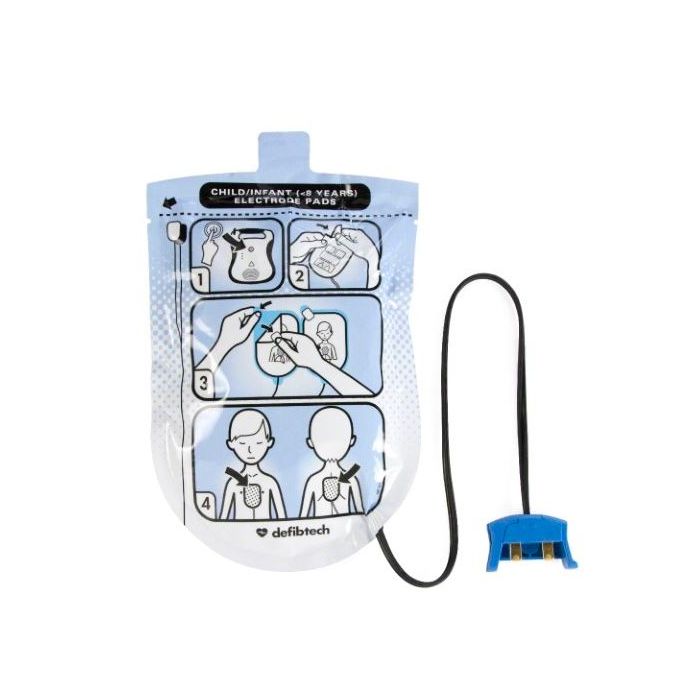 DefibTech Defib Pad Package, Paediatric (Single Unit)