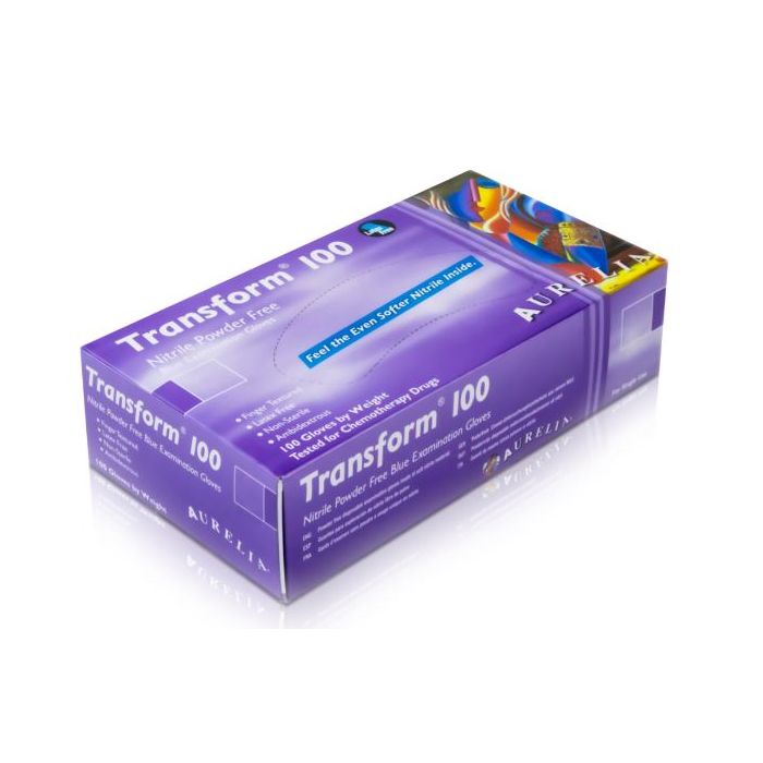 Aurelia Transform Powder-Free Nitrile Gloves, Large (100 Pairs)