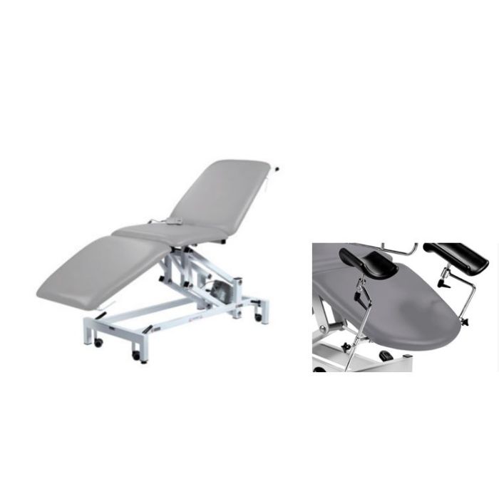 Sunflower 3 Section Electric Plinth (Grey  + Leg Supports for Sunflower Plinths