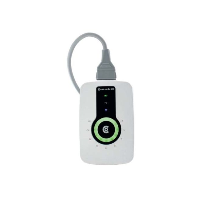 Custo cardio 110BT ECG spare charger with UK lead + Plug