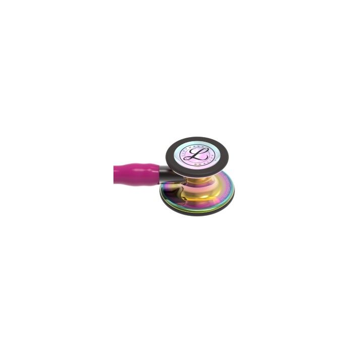 Littmann Cardiology IV Diagnostic Stethoskope High Polish Rainbow Finish Chestpiece Raspberry