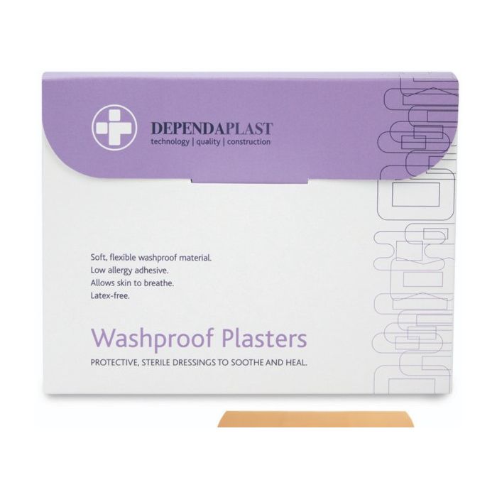 Waterproof Plasters 7cm x 2cm x 100