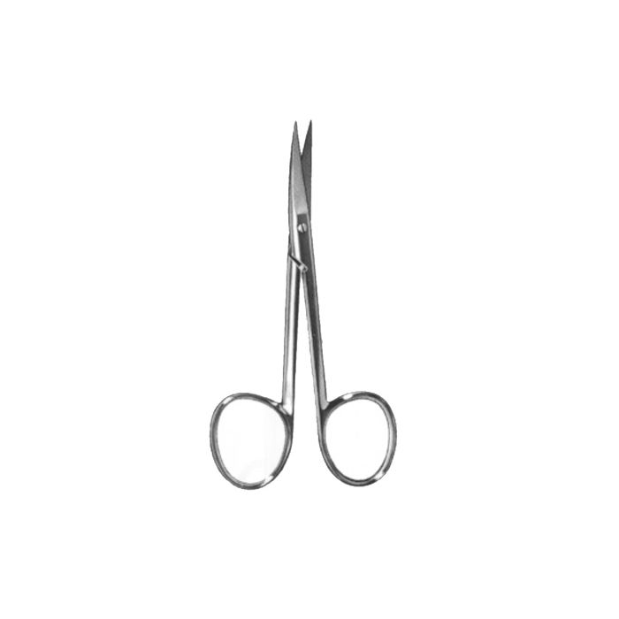 HEBU Medical Curved Ligature Scissors, 11.5cm (Single Unit)