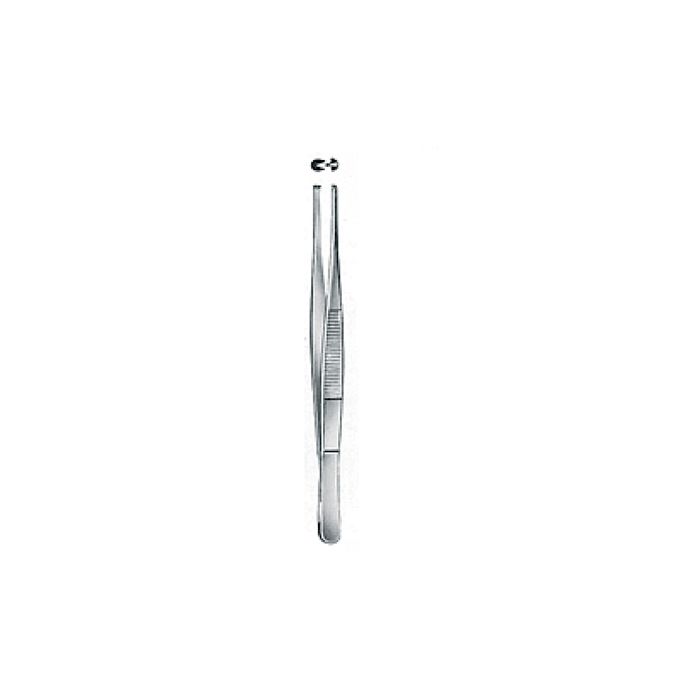 HEBU Medical Toothed Tissue Forceps, 14.5cm (Single Unit)