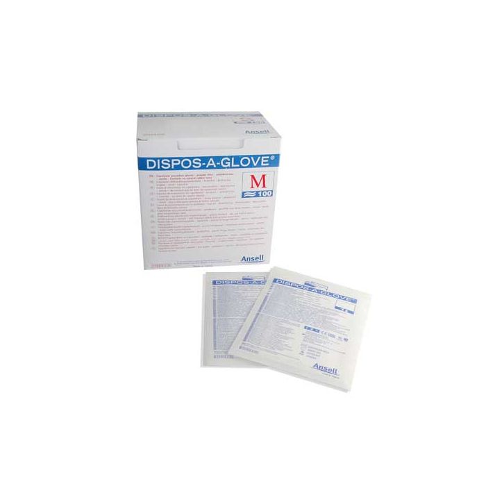 Ethiparat DISPOS-A-GLOVE Sterile Gloves, Medium (100 single)