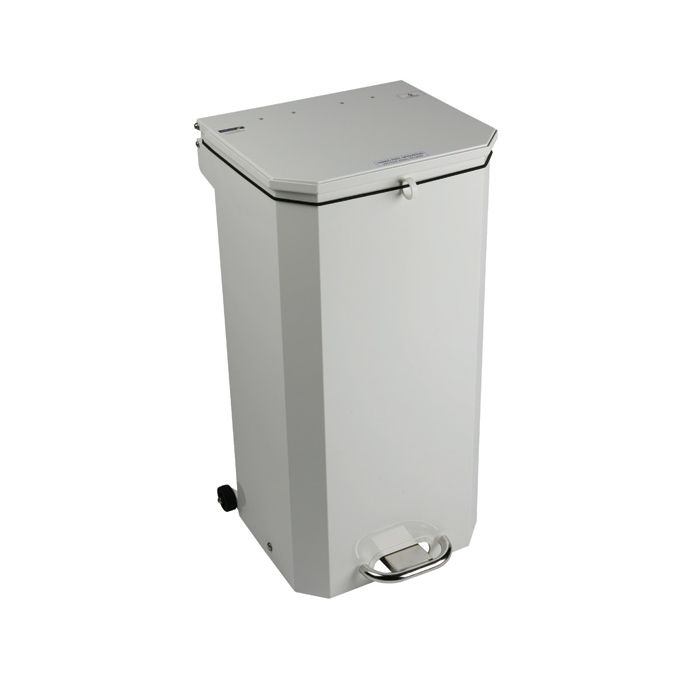 Sunflower 20L White Waste Disposal Bin