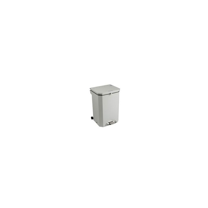 Sunflower 50L White Waste Disposal Bin