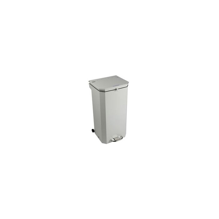 Sunflower 70L White Waste Disposal Bin