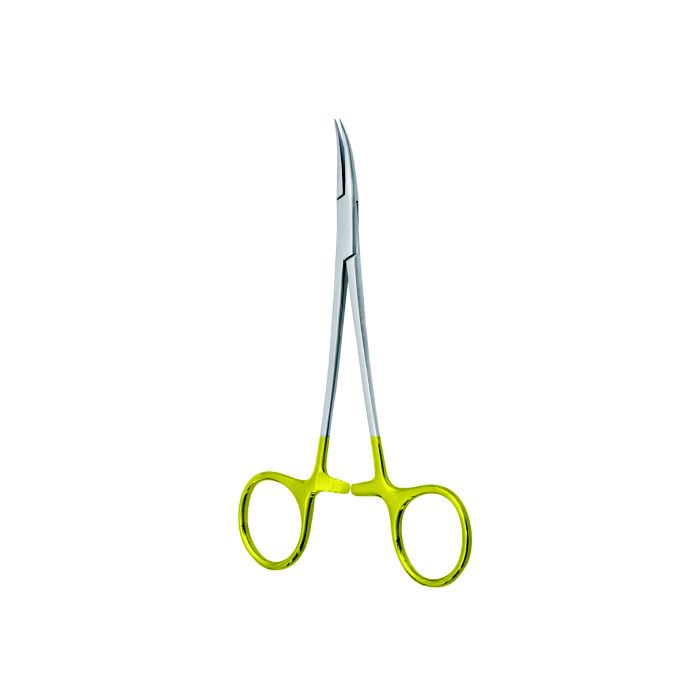 HEBU Medical Vasectomy Hermostat Curved Tip, 13cm (Single Unit)