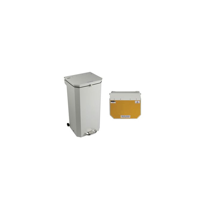 Sunflower 50L Yellow Clinical Waste Disposal Bin