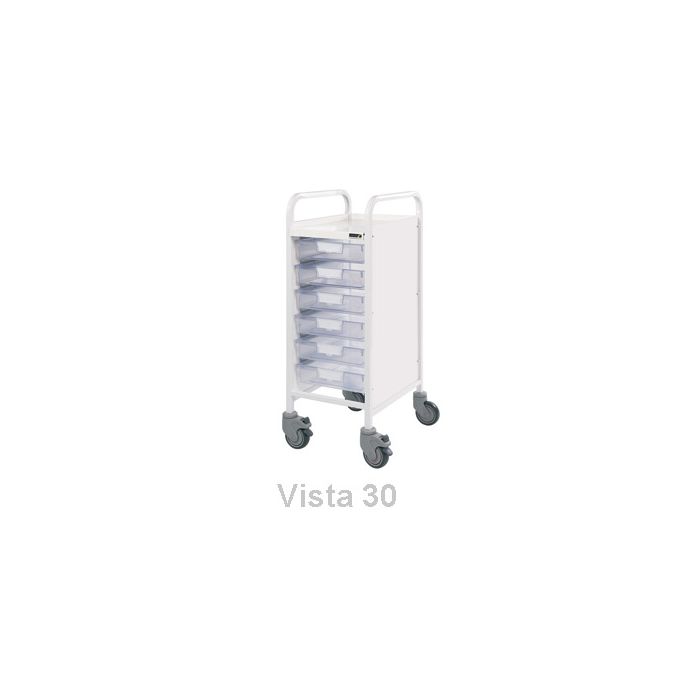 Vista 30 Trolley (6 Clear Trays)