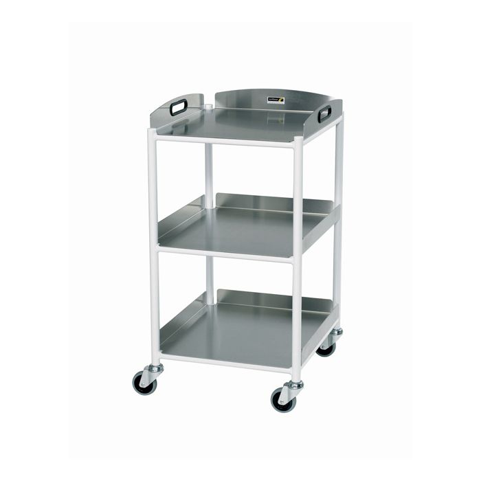 DT4 Dressing Trolley (3 SS Shelves)