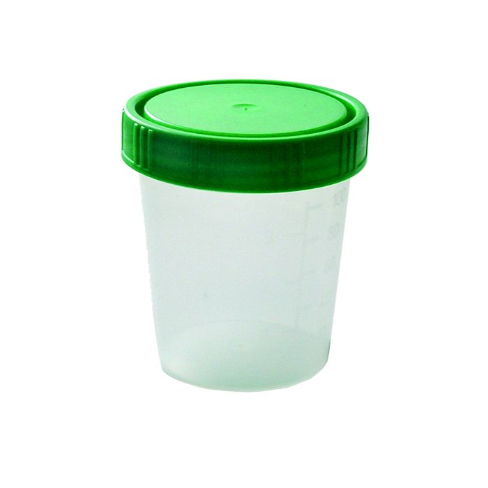 Romed Urine Sample Container, 120ml (100 Pack)