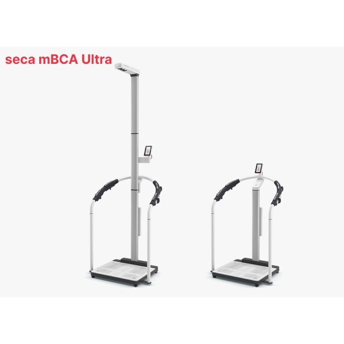seca MBCA 555 Medical Body Composition Analyser with handrail & ultrasound height measure