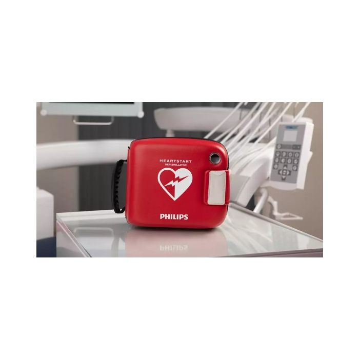 Philips Heart Start FRX Automated External Defibrillator(set of pads+carry case and Battery)