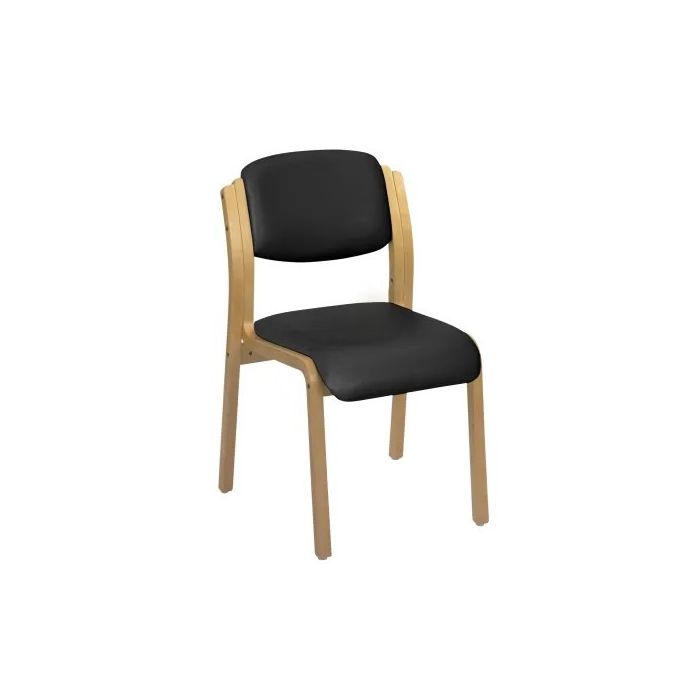 Aurora Visitor Chair No Arms Sun-SEAT35 Black x 1