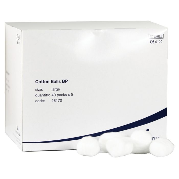 Rocialle Sterile Cotton Wool Balls (5 Pack)