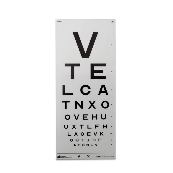 Keeler Snellen Panel HAL Direct ~Eye Chart, 6m (Single Unit)
